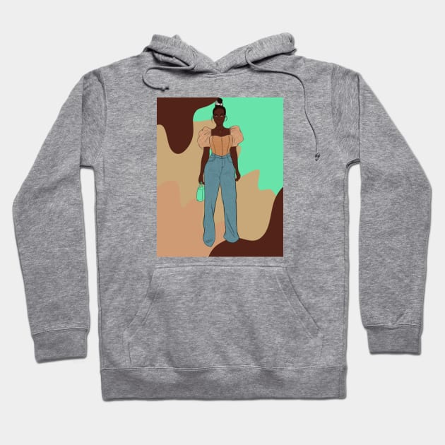 Melanin Magic // Black Digital Art // Coins and Connections Hoodie by coinsandconnections